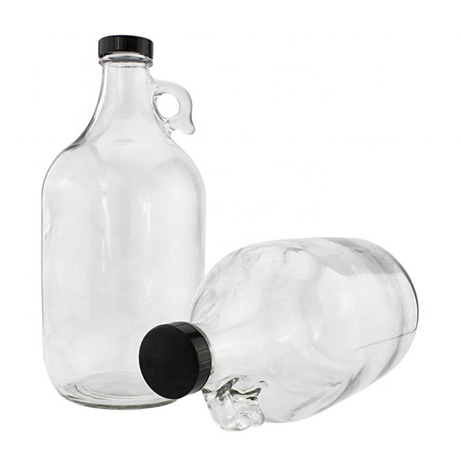64 oz beer growler/Half Gallon Clear Glass Kombucha Growler Jugs for Beer or Distilled Water