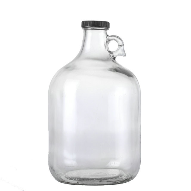 64 oz beer growler/Half Gallon Clear Glass Kombucha Growler Jugs for Beer or Distilled Water