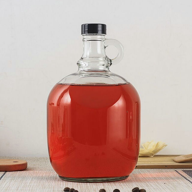 64 oz beer growler/Half Gallon Clear Glass Kombucha Growler Jugs for Beer or Distilled Water