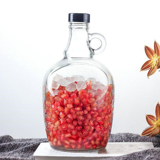 64 oz beer growler/Half Gallon Clear Glass Kombucha Growler Jugs for Beer or Distilled Water