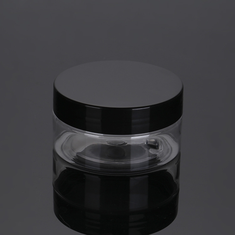 68/400 80ml clear pet jar wide mouth for cream