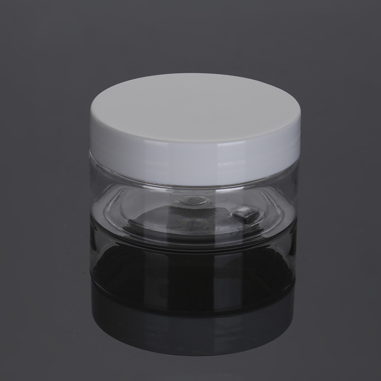 68/400 80ml clear pet jar wide mouth for cream
