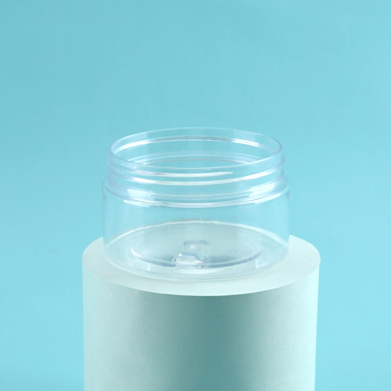 68 Pet Plastic Jars 100ml Food Grade With PP Caps For Cosmetic
