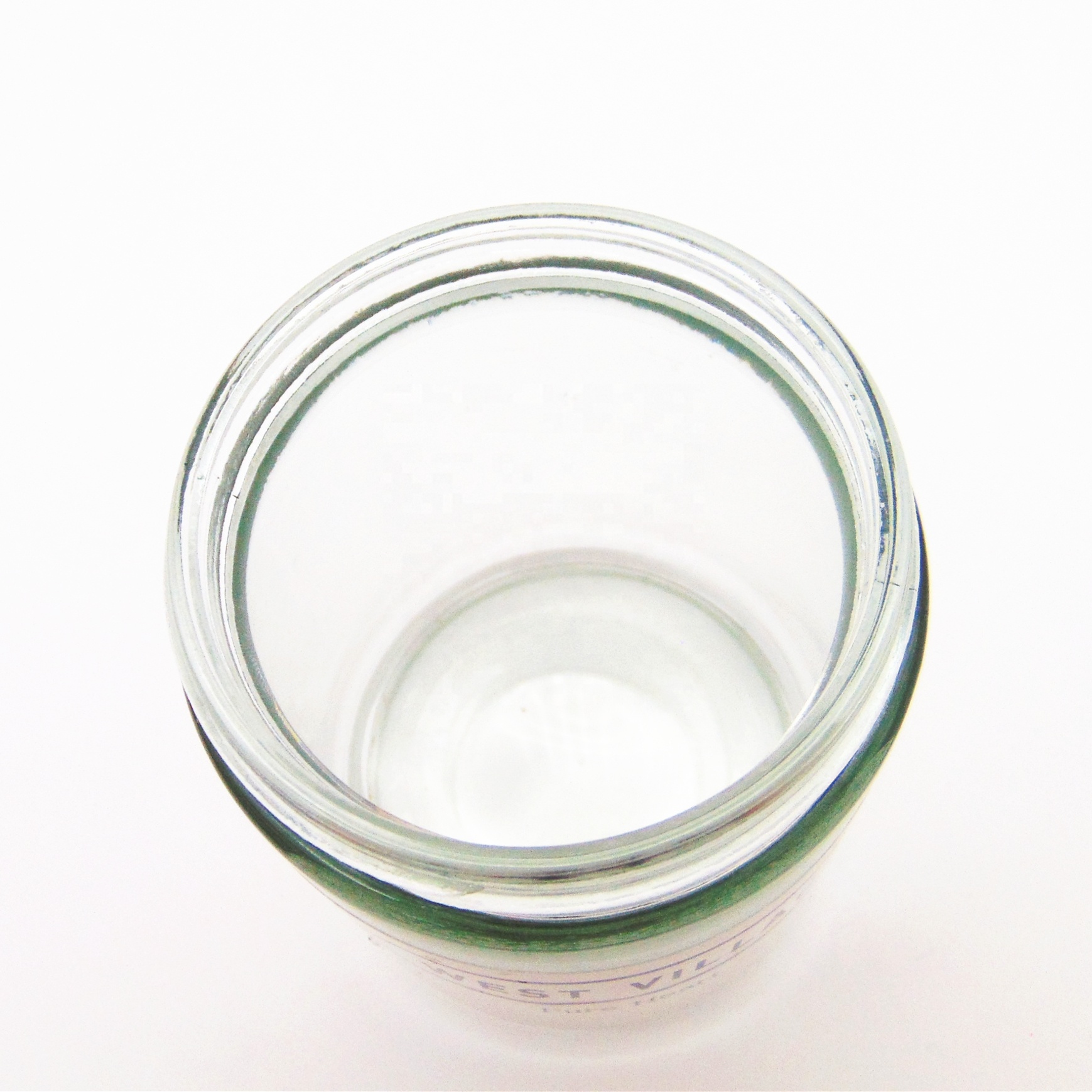 6OZ 180ml Wide Mouth Clear Glass Cosmetic Jar With Lid
