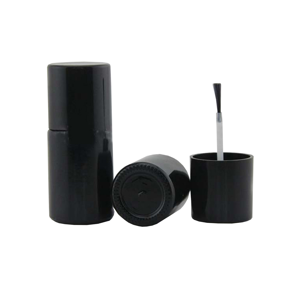 6ml 8ml 10ml Luxury Round Glass Nail Polish Bottle with Rhinestones Cap