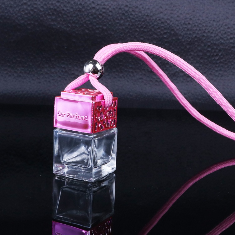 6ml 8ml bottle car fragrance container atomizer glass hanging diffuser fancy perfume bottle car smell