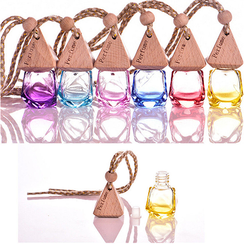 6ml Car Hanging Air Freshener Perfume Fragrance Diffuser Empty Glass Bottle