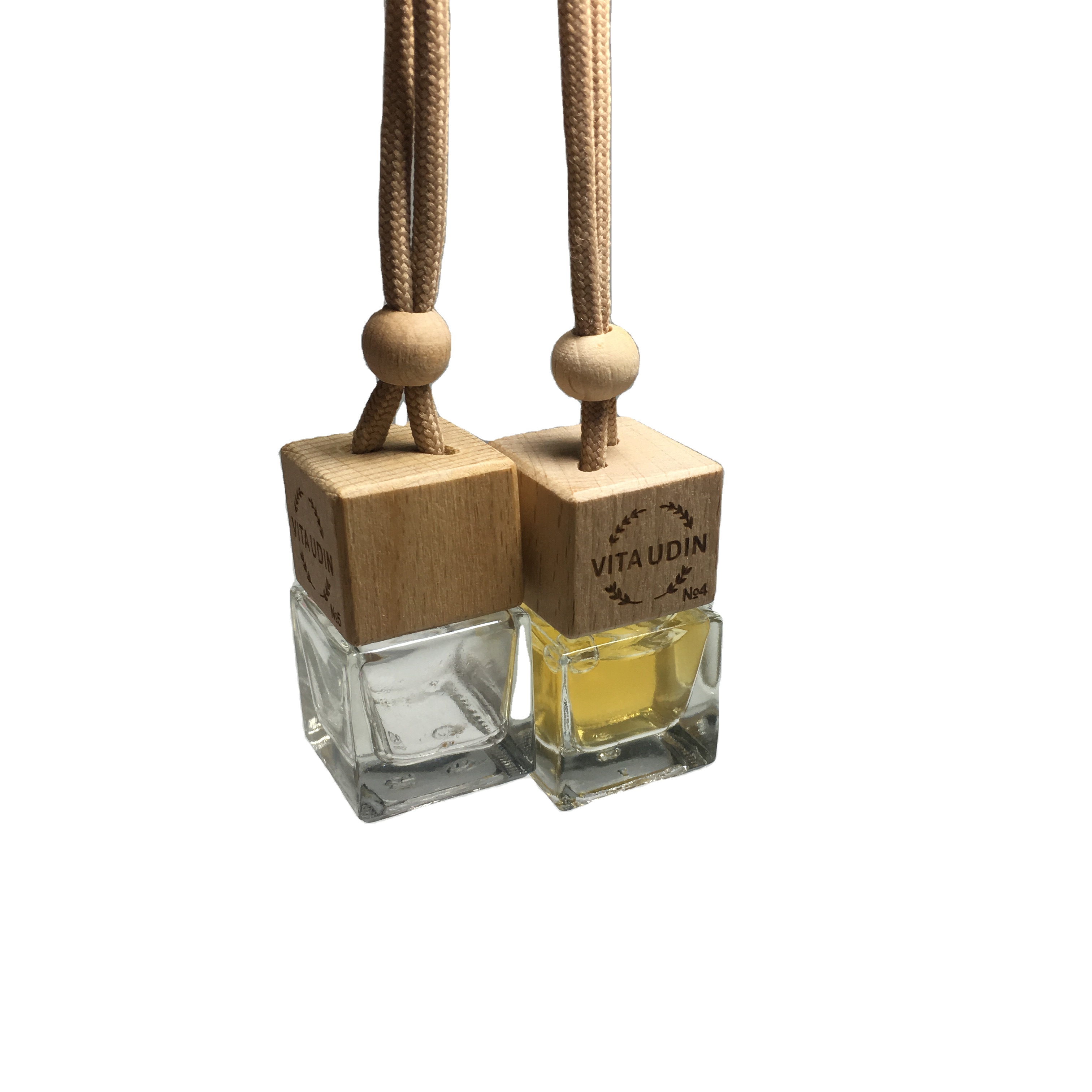 6ml  Empty Refillable Car Perfume Bottle Hanging Car Air Freshener Perfume Diffuser Fragrance Bottle