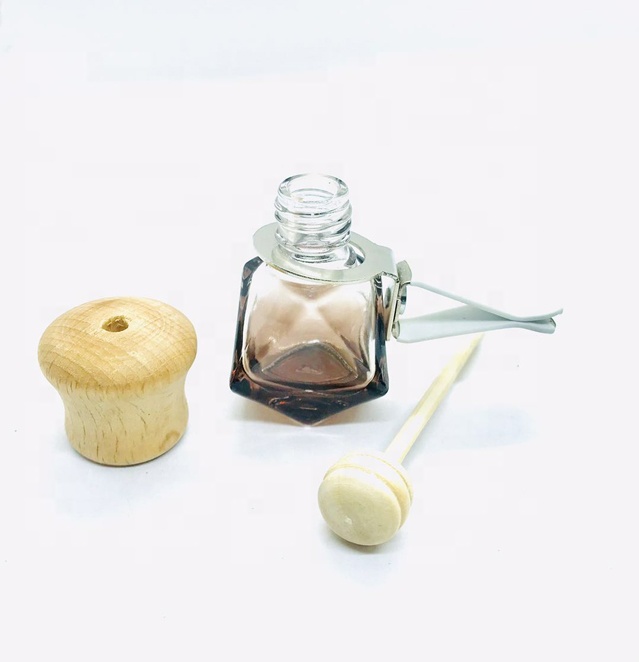 6ml Luxury Glass Perfume Bottles Car Vent Diffuser Car Aromatherapy Bottles