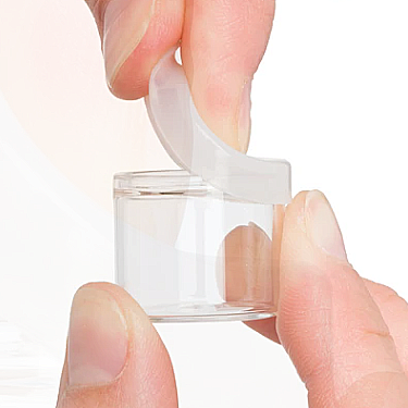 6ml glass wide neck concentrate container with silicone cap