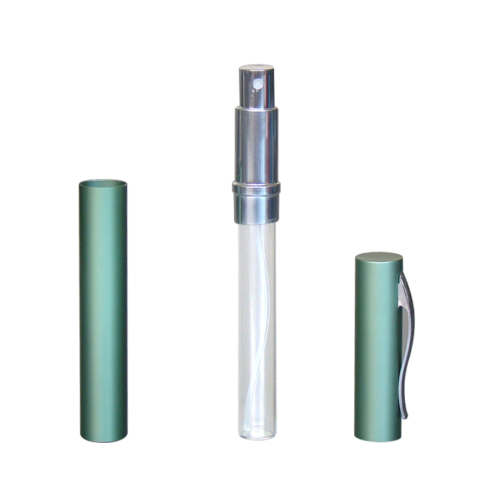 6ml refillable pen shape aluminum glass perfume spray atomizer bottle cosmetic