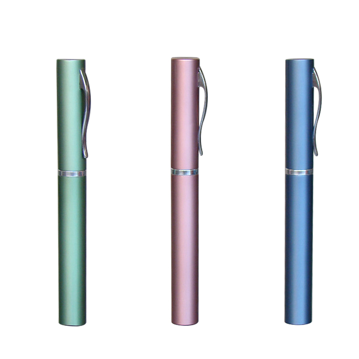 6ml refillable pen shape aluminum glass perfume spray atomizer bottle cosmetic