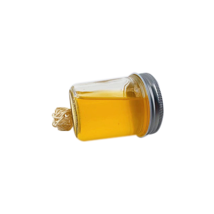 6oz 200ml clear custom food jam glass mason jar with lid