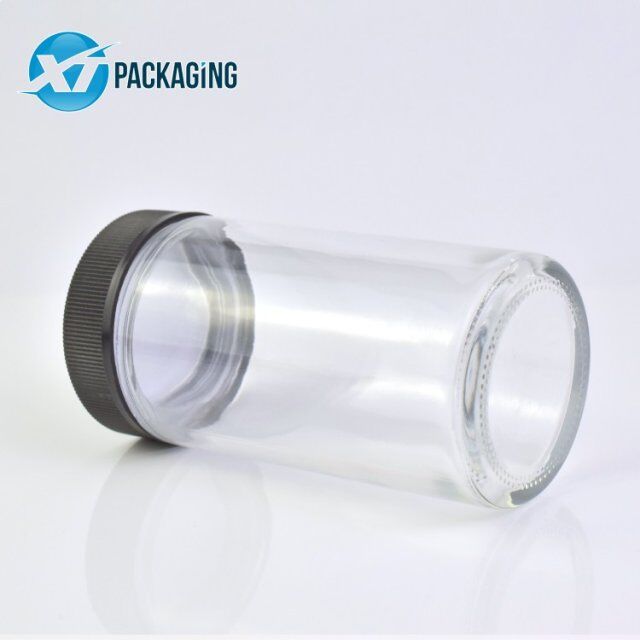6oz Child resistant glass jar with CR lid
