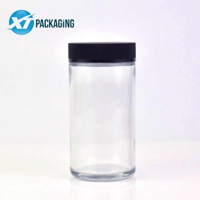 6oz Child resistant glass jar with CR lid