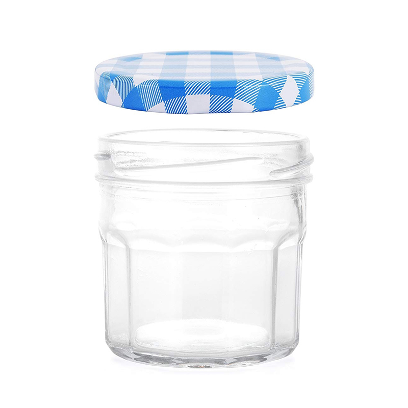 6pcs/sets wide mouth glass mason jars in bulk chili pasta sauce jams jars with lids