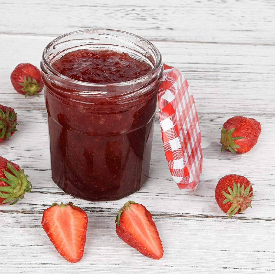 6pcs/sets wide mouth glass mason jars in bulk chili pasta sauce jams jars with lids