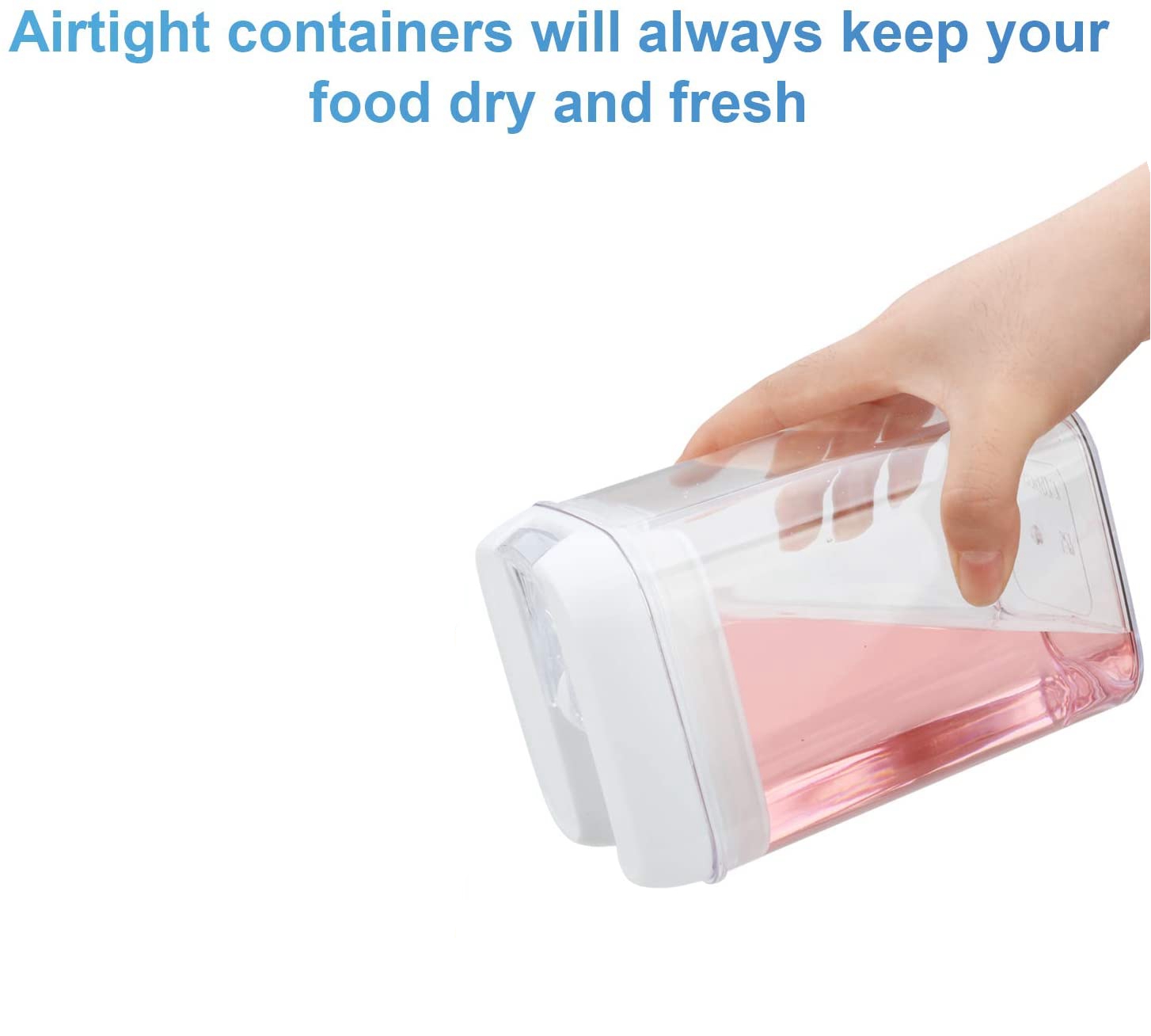 7 pieces set Plastic cereal storage containers Kitchen Pantry Organizer