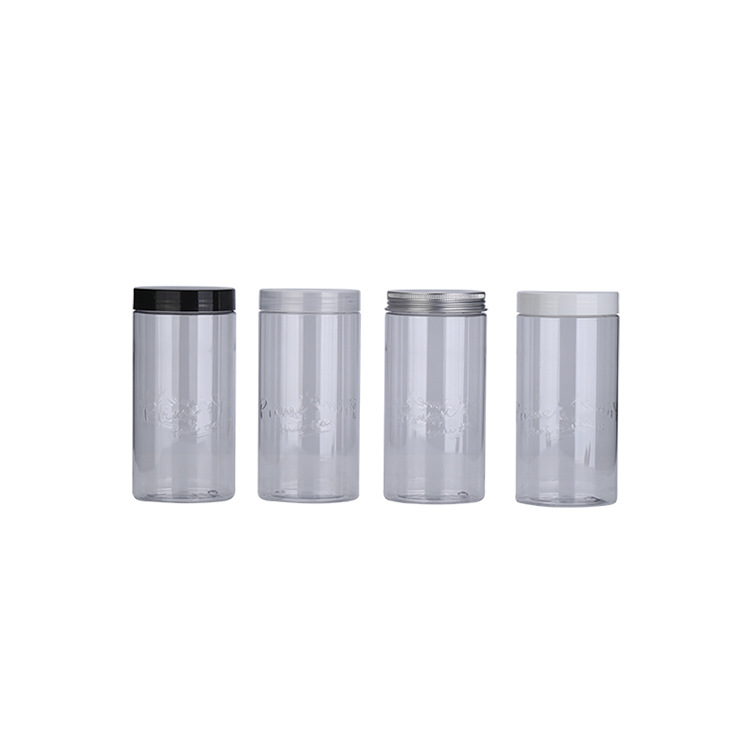 70/400 500ml single wall packaging storage jar plastic pet transparent can