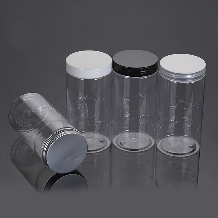 70/400 500ml single wall packaging storage jar plastic pet transparent can