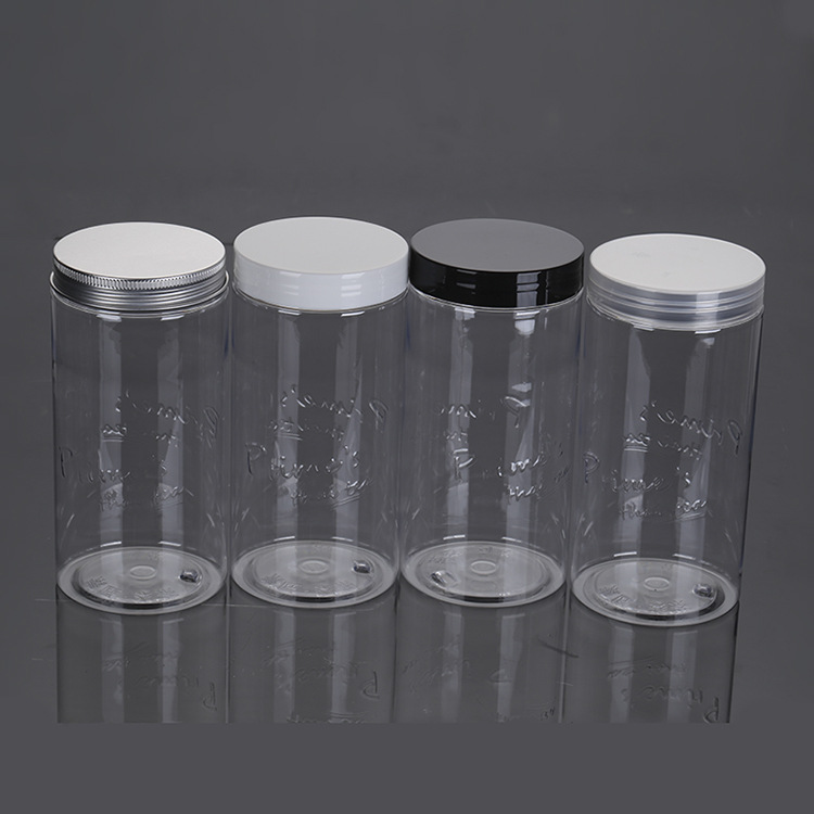 70/400 500ml single wall packaging storage jar plastic pet transparent can