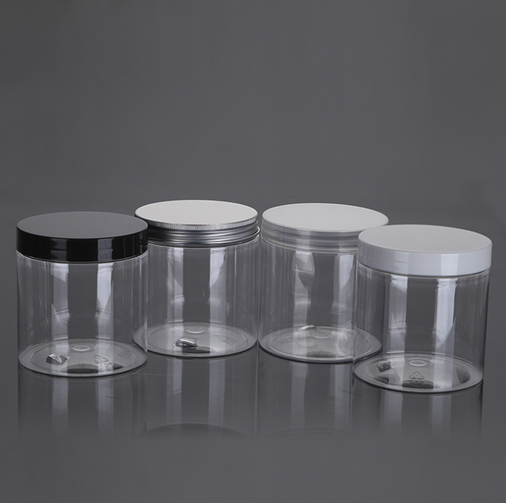 70/400 500ml single wall packaging storage jar plastic pet transparent can