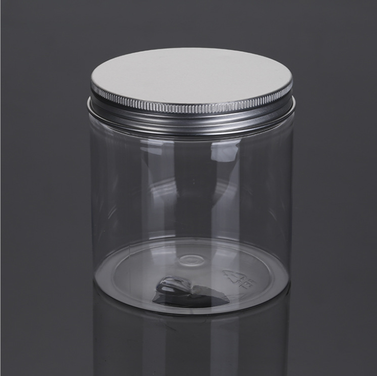 70/400 500ml single wall packaging storage jar plastic pet transparent can