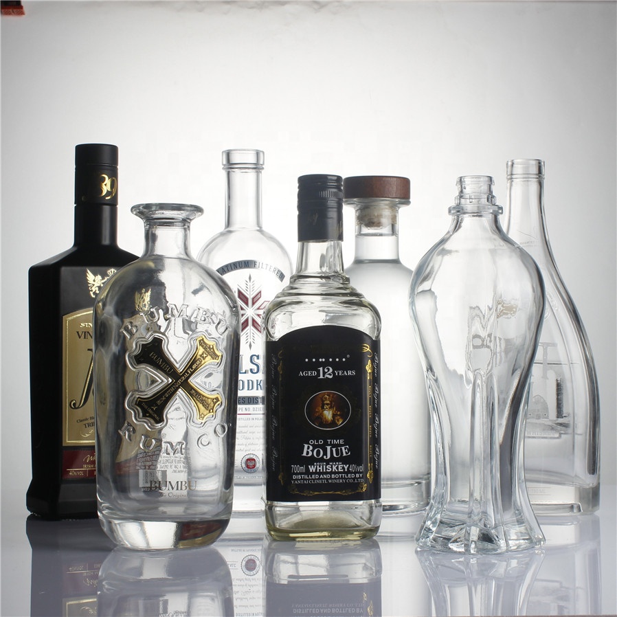 70 cl 700 ml 500ml 750 ml 700g high weight vodka whiskey brandy gin rum olso classic liquor spirits glass whisky bottles