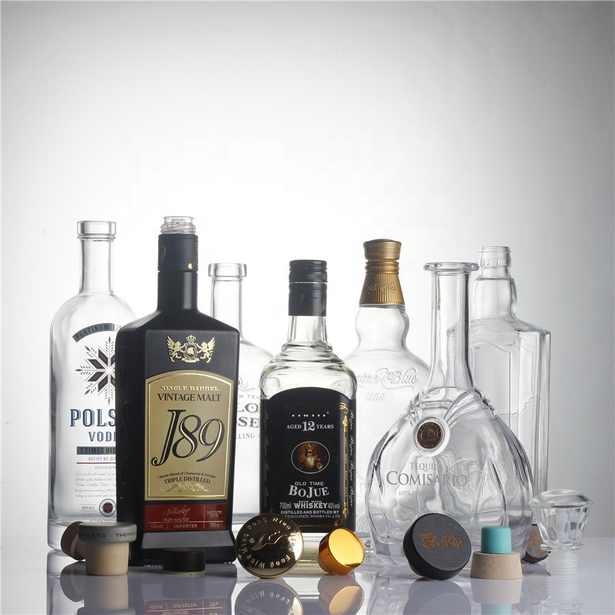 70 cl 700 ml 500ml 750 ml 700g high weight vodka whiskey brandy gin rum olso classic liquor spirits glass whisky bottles