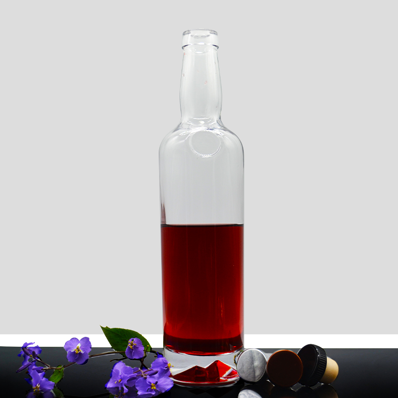 700 ml 750 ml cork top spirit liquor bottle empty vodka whiskey tequila gin glass bottles frosted wine bottles