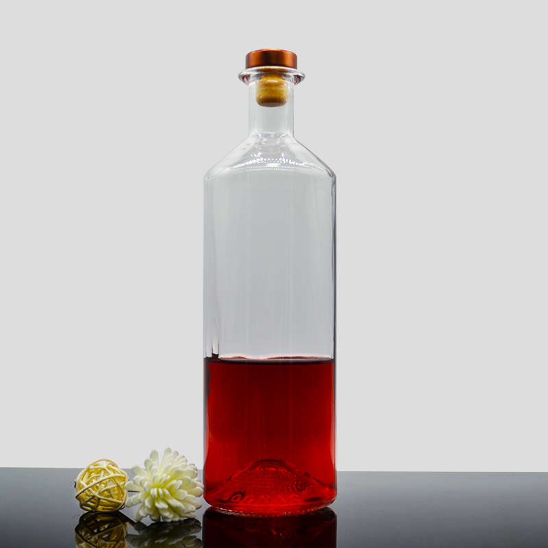 700 ml 750 ml cork top spirit liquor bottle empty vodka whiskey tequila gin glass bottles frosted wine bottles