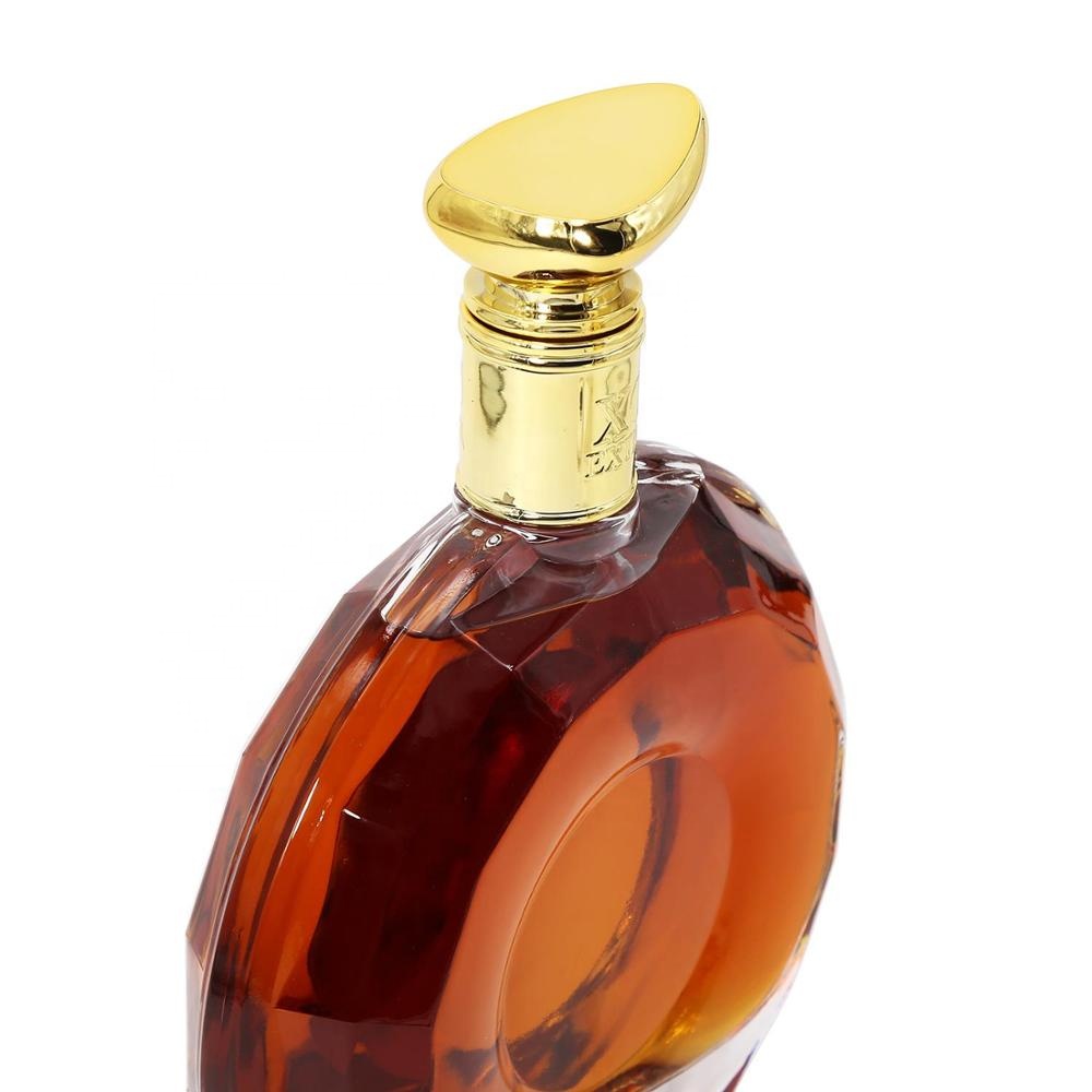 700 ml glass bottle cognac XO brandy bottles clear y glass bottle