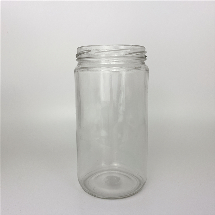 700ml 720ml 24oz Chili Honey Round Packaging Storage Glass Bottle Jar for Pickles Sealed Jam Canned