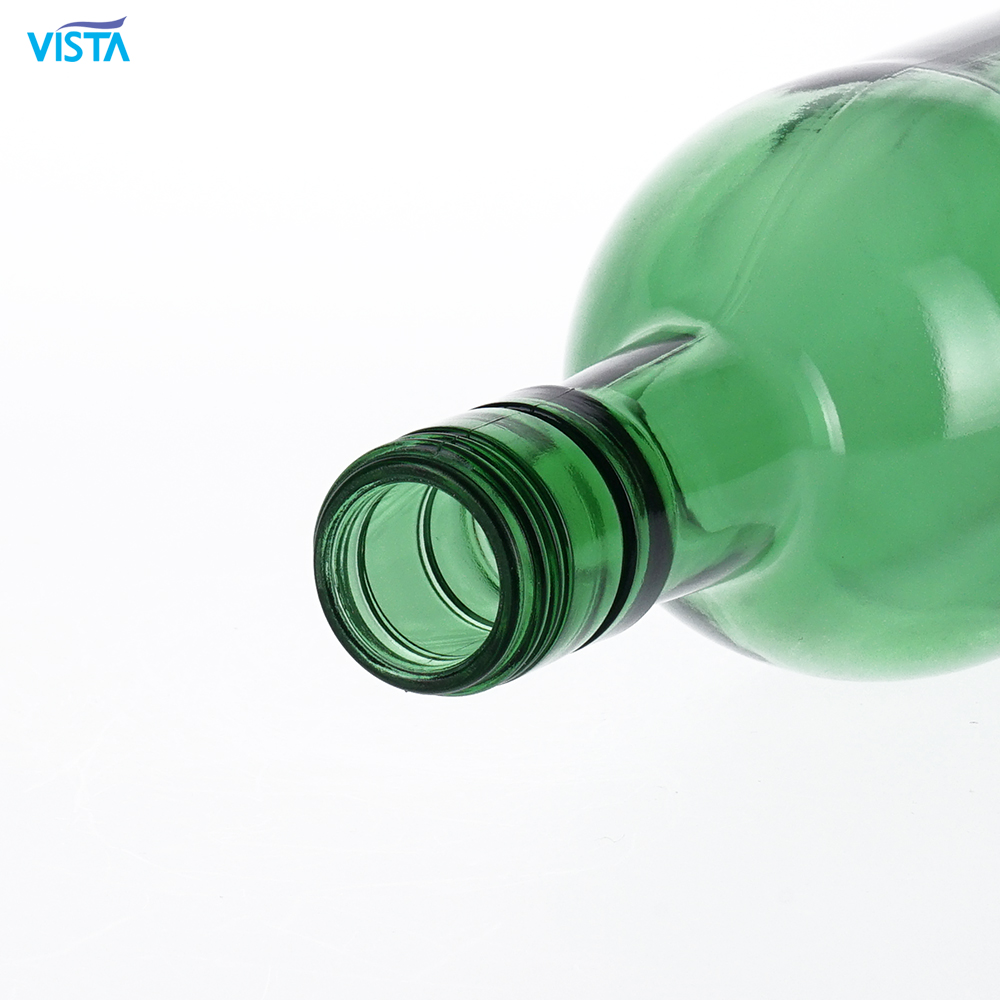 700ml bordeaux wine bottle green glass bottle with screw cap