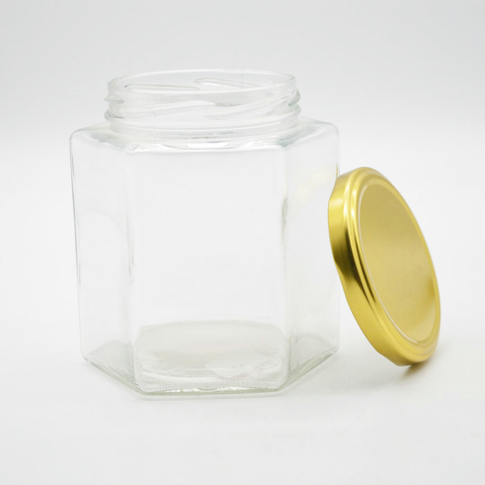 700ml hexagonal jars for honey