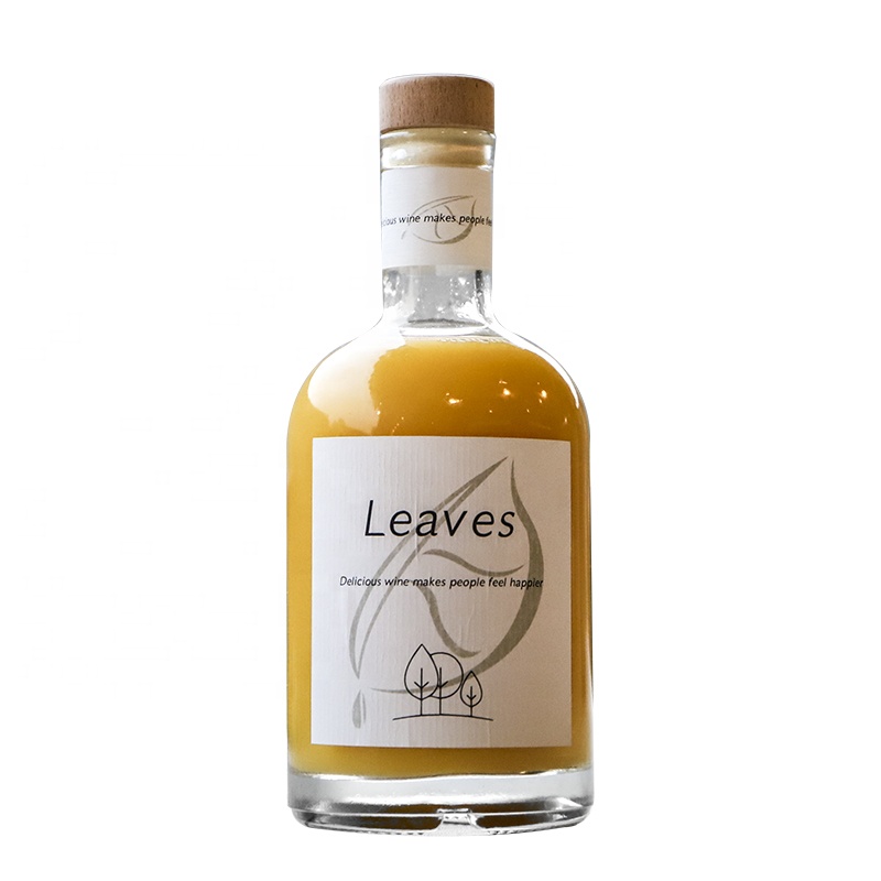 700ml spirit glass bottle vodka glass bottle with cork