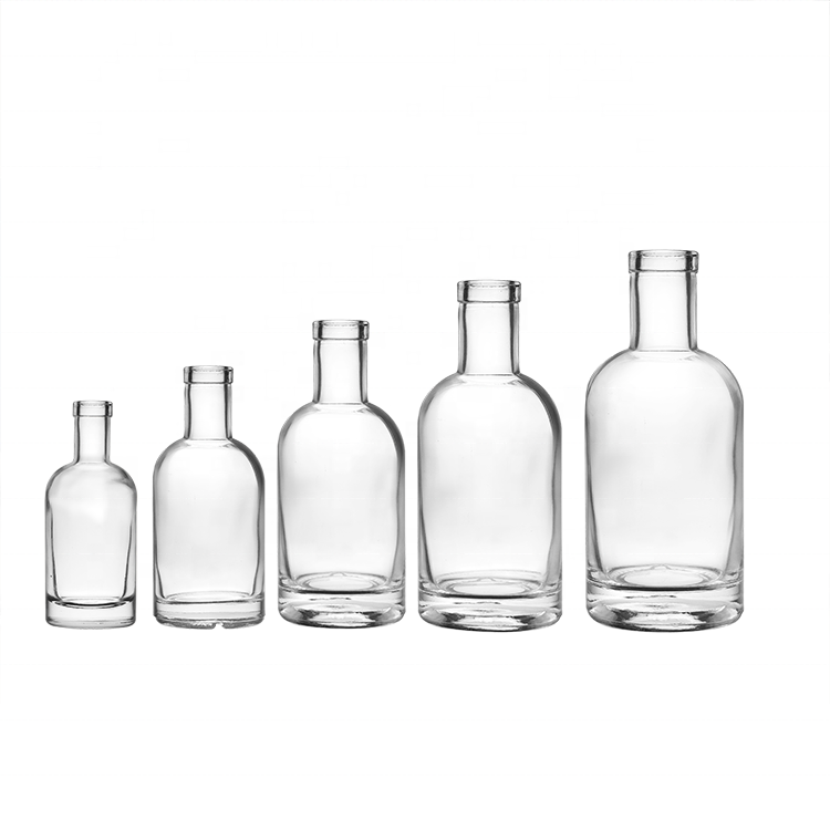 700ml spirit glass bottle vodka glass bottle with cork