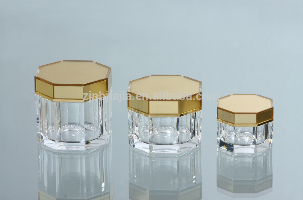 70g 110g 130g 150g professional design round shape skin care plastic acrylic cute cosmetic jars plastic