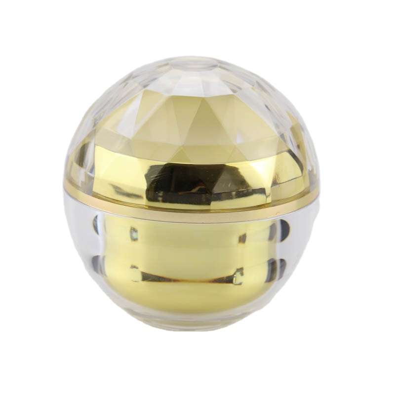 70g plastic acrylic ball shape hair cream packaging also for hair wax