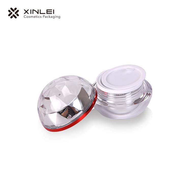 70g plastic acrylic ball shape hair cream packaging also for hair wax