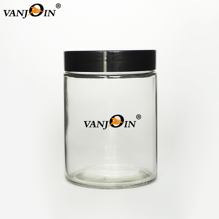 70ml 100ml 360ml 480ml 600ml 1000ml Clear Straight Sided Cylinder Glass Jars In Bulk With Screw Cap Lid