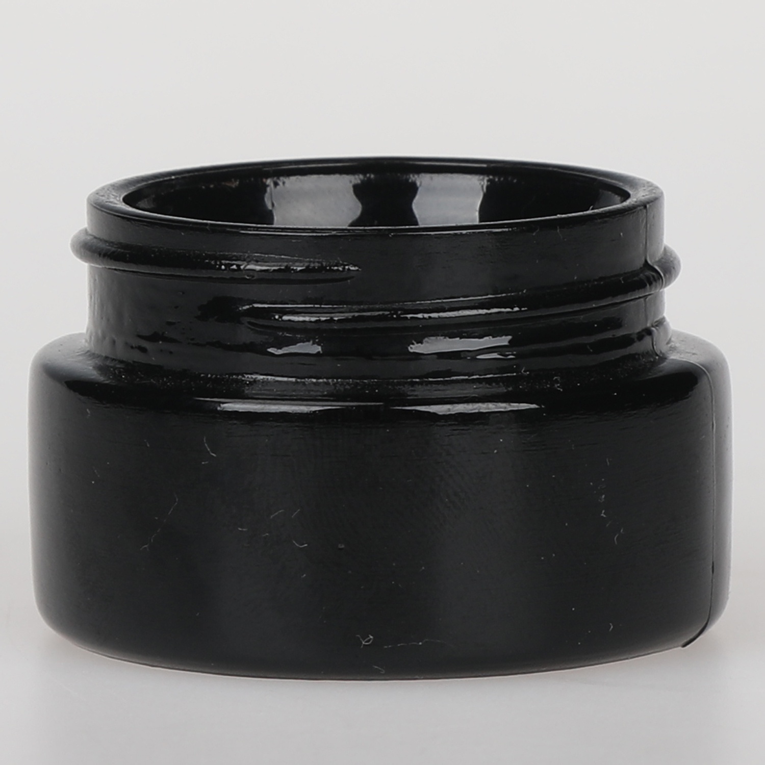 70ml 2.47oz child resistant glass cosmetic jar bamboo 30g black 9ml 0.32oz black glass hinges/cosmetics black glass jar