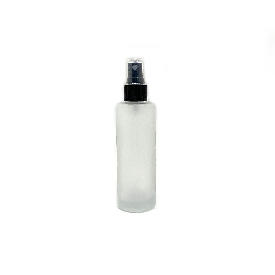 70ml 85ml Frosted Glass Bottle Perfume Screen Printing Personal Care Screw Cap with Mist Sprayer