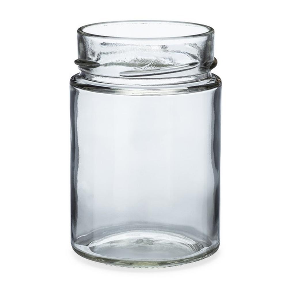 70mm Deep Mouth Flint Clear 314ml ERGO Glass Jar For Candy Spice Food
