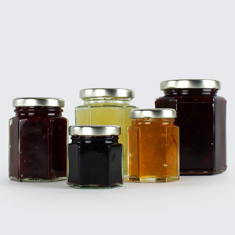 730ml 1000g Honey Screw Lid Container Glass Pickle Jar