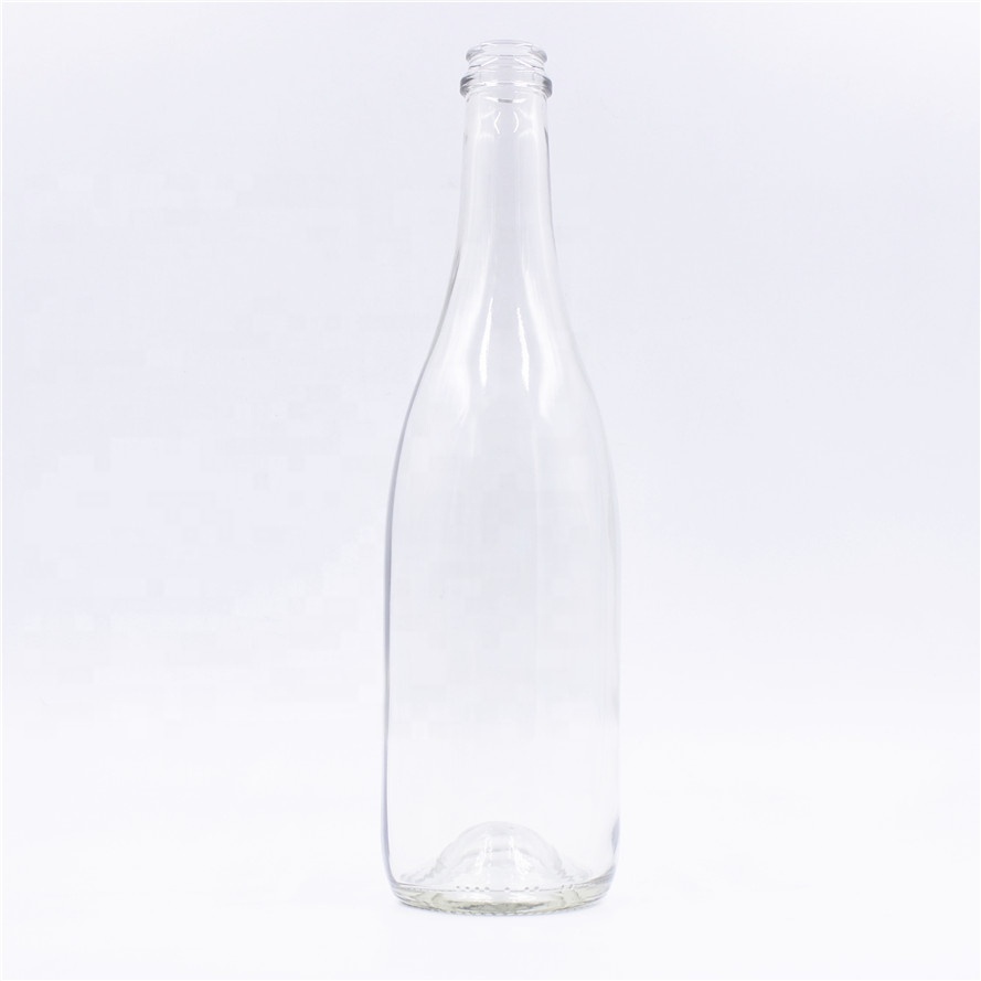 750 Ml Crown Top Cap Bottles Champagne Juice Common Flint Extra Flint Clearance Glass Vodka Cork Round Decal
