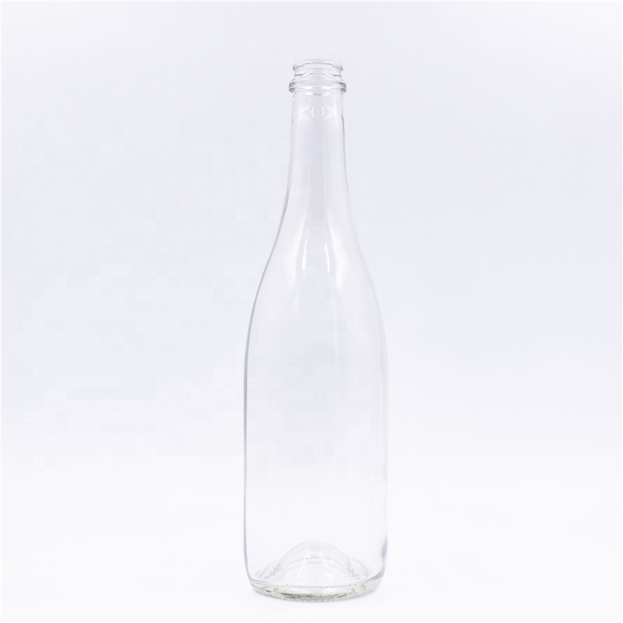 750 Ml Crown Top Cap Bottles Champagne Juice Common Flint Extra Flint Clearance Glass Vodka Cork Round Decal