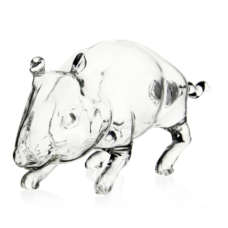 750 ml Glass Rat shape glass liquor bottle animal decanter for the wine and spirits
