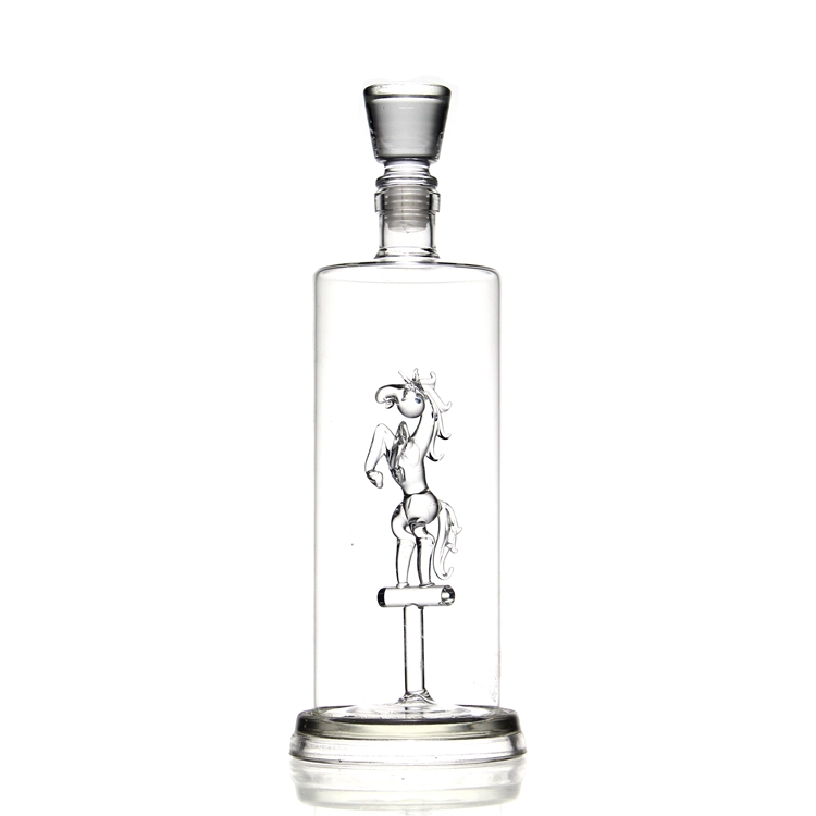 750 ml Glass liquor bottle horse bottle for the vodka tequila whiskey
