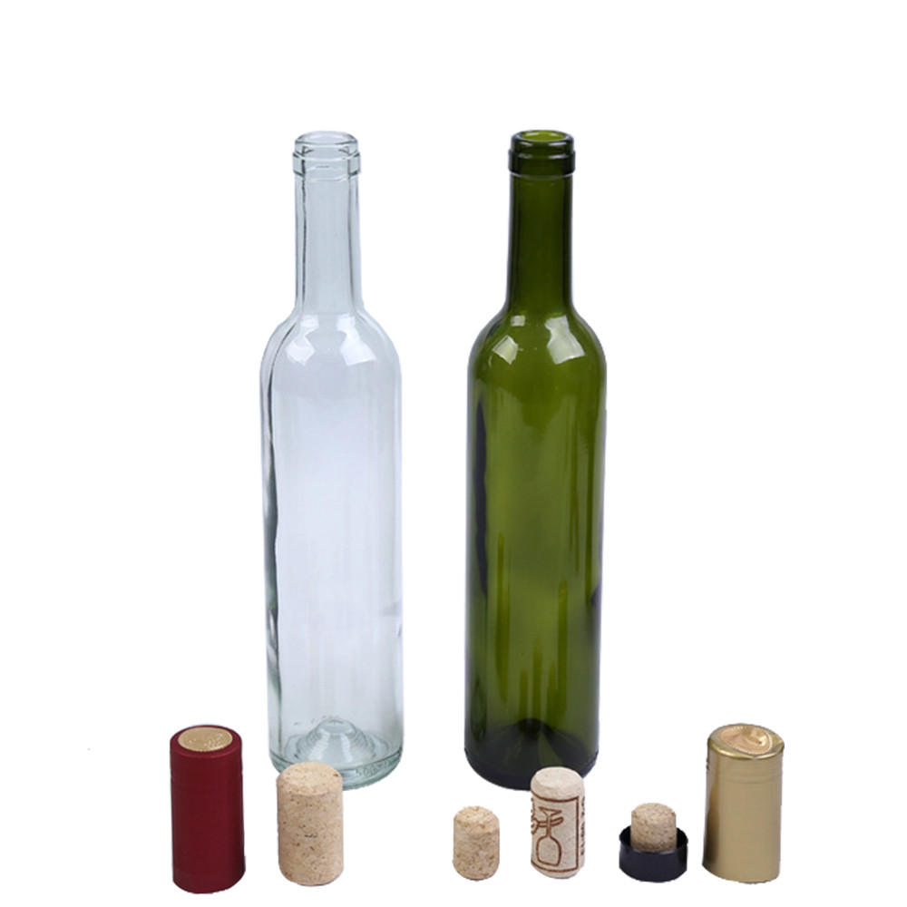 750 ml empty wine bottle